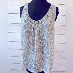 Christopher Banks Size Medium, Office Wear, Summer Top , Sleeveless, Lightweight